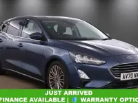 Begagnad Ford Focus Titanium X 125 HK (91 kW) 2020 Blå Halvkombi