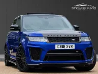 Used Land Rover Range Rover Sport SVR 575 HP (422 kW) 2018 Blue SUV