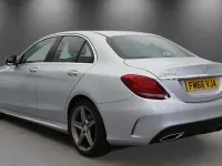 Begagnad Mercedes C250 AMG line 204 HK (150 kW) 2017 Silver Sedan