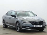 Used Skoda Superb SportlinePlus 187 HP (137 kW) 2023 Graphite grey metallic Hatchback