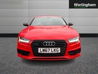 Used Audi A7 Black Edition 2017 Red Hatchback