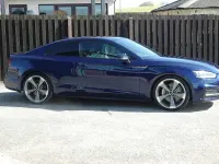 Used Audi A5 Black Edition 245 HP (180 kW) 2019 Blue Coupe