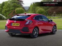 Used Honda Civic EX 129 HP (94 kW) 2017 Red Hatchback