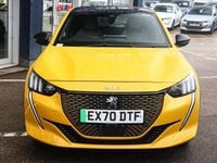 Used Peugeot e-208 GT 100 kW (136 HP) 2020 Yellow Hatchback