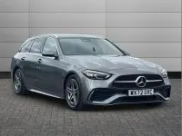 Used Mercedes C220 AMG line 217 HP (159 kW) 2022 Grey Estate