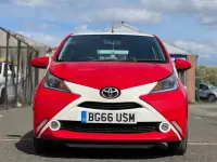 Used Toyota Aygo x-press 69 HP (50 kW) 2016 Red Hatchback