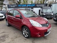 Used Nissan Note N-TEC 110 HP (80 kW) 2010 Red Hatchback