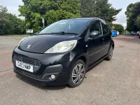 Used Peugeot 107 Active 68 HP (50 kW) 2013 Black Hatchback