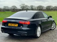 Begagnad Audi A6 S-Line 190 HK (139 kW) 2017 Svart Sedan