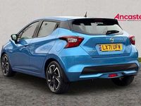 Used Nissan Micra Acenta 91 HP (66 kW) 2021 Blue Hatchback