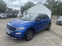 Used VW T-Roc Design 115 HP (84 kW) 2018 Blue SUV