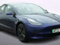 Used Tesla Model 3 Long Range AWD 366 kW (498 HP) 2022 Blue Sedan