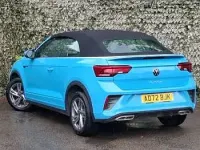 Used VW T-Roc Cabriolet R-line 150 HP (110 kW) 2023 Blue Cabriolet