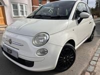 Used Fiat 500 Pop 69 HP (50 kW) 2009 White Cabriolet