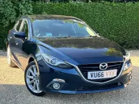 Used Mazda 3 Inclusive 105 HP (77 kW) 2016 Blue Hatchback