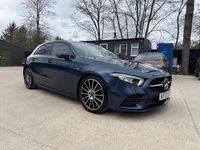 Used Mercedes A200 Exclusive 150 HP (110 kW) 2021 Blue Hatchback