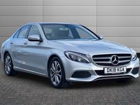 Used Mercedes C220 Premium 170 HP (125 kW) 2018 Iridium silver Sedan