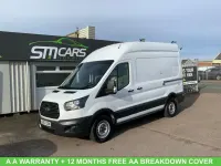 Used Ford Transit 130 HP (95 kW) 2018 White Van