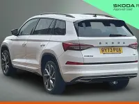 Used Skoda Kodiaq SportLine 150 HP (110 kW) 2024 White SUV
