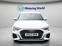 Begagnad Audi A3 Sportback S-Line 110 HK (80 kW) 2023 Vit Halvkombi