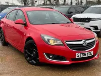 Used Vauxhall Insignia Edition 136 HP (100 kW) 2016 Red Hatchback