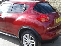 Begagnad Nissan Juke Acenta 2012 Röd SUV