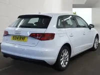 Used Audi A3 Sportback Comfort 2014 White Hatchback