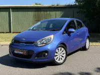Used Kia Rio 109 HP (80 kW) 2013 Blue Hatchback