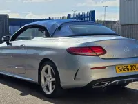 Used Mercedes C220 AMG line 2016 Silver Cabriolet