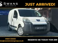 Used Peugeot Bipper 75 HP (55 kW) 2015 White MPV