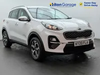 Używany Kia Sportage 177 KM (130 kW) 2020 Biały SUV