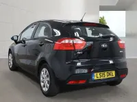 Used Kia Rio Air 75 HP (55 kW) 2015 Black Hatchback