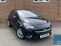 Used Vauxhall Corsa 75 HP (55 kW) 2018 Black Hatchback