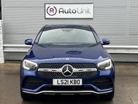 Used Mercedes GLC300 AMG line 2021 Blue Coupe