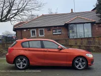 Used BMW 116 Sport Line 114 HP (83 kW) 2016 Orange Hatchback