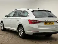Used Skoda Superb SE Technology 160 HP (117 kW) 2024 Moon white metallic Estate