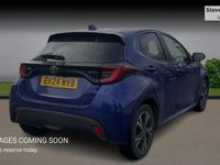 Used Toyota Yaris Hybrid Design 2024 Blue Hatchback