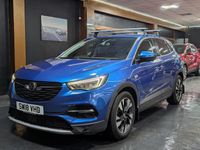 Used Vauxhall Grandland X Sport 130 HP (95 kW) 2018 Blue SUV