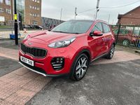 Used Kia Sportage GT-Line S 177 HP (130 kW) 2017 Red SUV