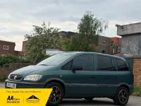 Second-hand Vauxhall Zafira Club 101 CP (74 kW) 2003 Verde Monovolum