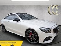 Used Mercedes E400 AMG line 333 HP (244 kW) 2017 White Coupe