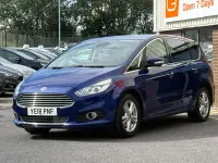 Used Ford S-MAX Titanium 180 HP (132 kW) 2018 Blue MPV