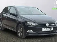 Used VW Polo Match 95 HP (69 kW) 2021 Black Hatchback