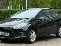 Used Ford Fiesta Zetec 101 HP (74 kW) 2016 Black Hatchback