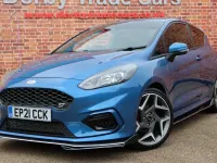 Second-hand Ford Fiesta ST 200 CP (147 kW) 2021 Albastru Hatchback
