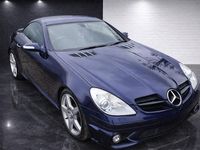 Used Mercedes SLK55 AMG 360 HP (264 kW) 2005 Blue Cabriolet