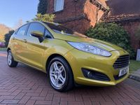 Used Ford Fiesta Zetec 2013 Yellow Hatchback