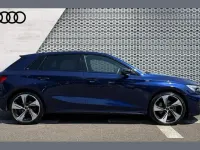 Used Audi A3 Black Edition 150 HP (110 kW) 2025 Blue Hatchback