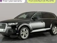 Used Audi Q7 S-Line 218 HP (160 kW) 2018 Black SUV