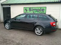 Usado Skoda Octavia SE L 116 CV (85 kW) 2019 Negro Familiar